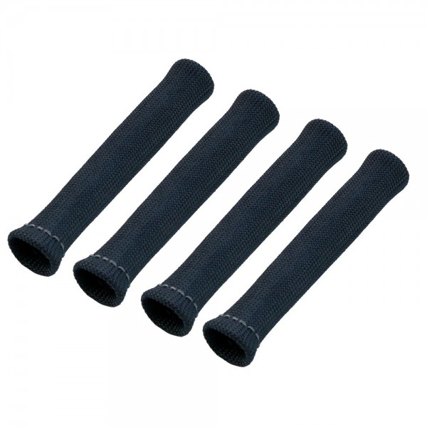 Spark Plug Heatshield Insulation Boot Black Set 4 Universal 1"Id bends to 90