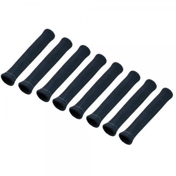 Spark Plug Heatshield Insulation Boot Black Set 8 Universal 1"Id bends to 90