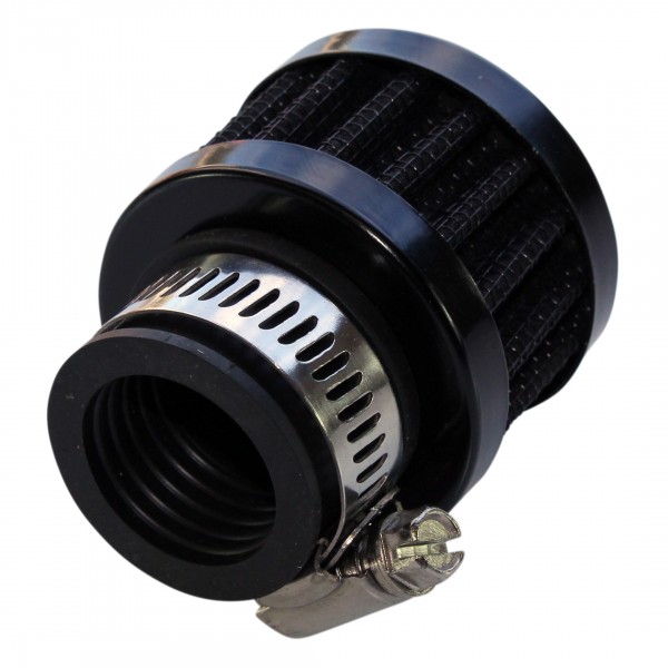 Breather Clamp On 1"(25mm) Id Chrome Top White Element