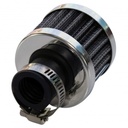 Breather Clamp On 3/4"(18mm) Id Chrome Top White Element