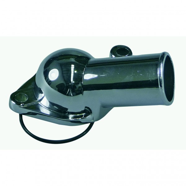 Thermostat Housing Water Neck Chevrolet Small + Big Block 1969 up Chromed O-Ring