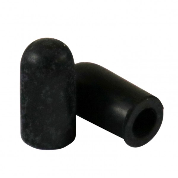 Rubber Block Off Blank Plug 1/4" ID - Pack 2