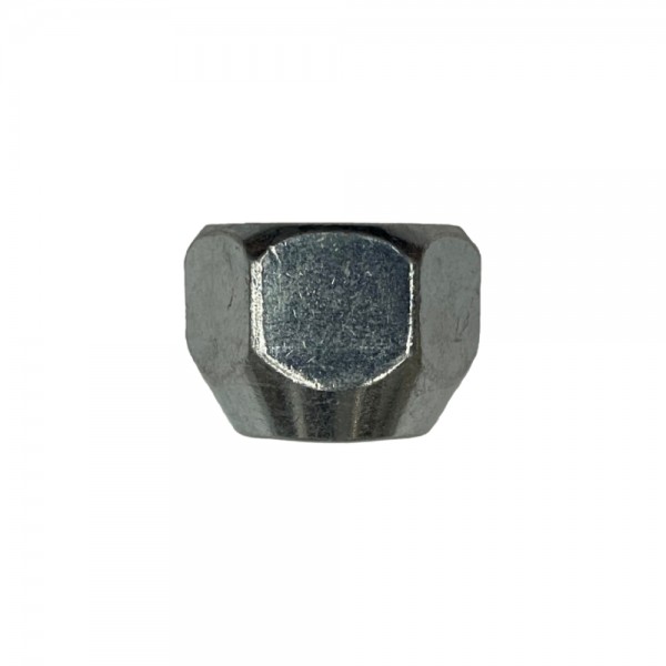 Single Tapered Zinc Plated Wheel Nut (Open Ended) " 12mm x 1.5 Thread, 21mm Hex