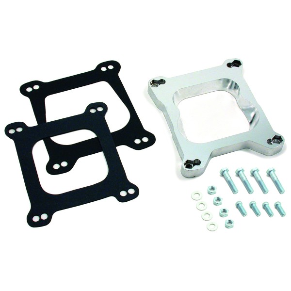 Carburettor Adaptor adapts Holley Spreadbore to Squarebore/Quadrajet Carburettors