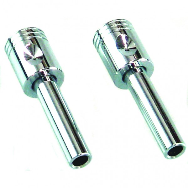 Door Lock Knobs Chrome Pistons Universal set of 2 Holden/Ford