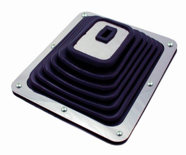 Large Mega Shift Hurst Style Shift Boot 7-3/4" X 8-3/4", Universal with Plate.