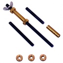 Carburettor Centre Stud 2-3/4" to 9" x 1/4" Holley Rochester Carter Edelbrock