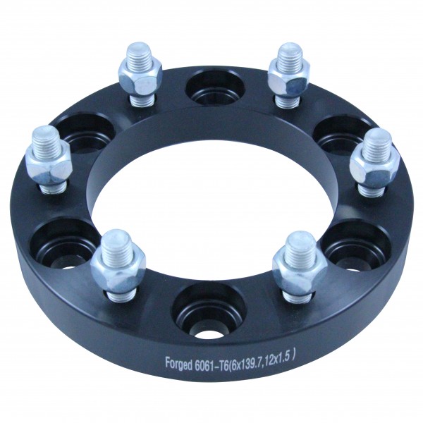 Bolt On Billet Wheel Spacer Kit 25mm Thick Size 6x139.7PCD 12mmx1.5 Stud