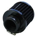 Valve Cover Breather Clamp On 1-3/8"(35mm) Id Black Top Black Element