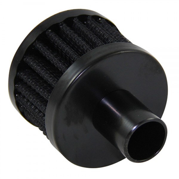 Vent Tube Breather Crankcase 3/4"(19mm) Black Top Black Elem