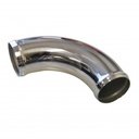Intake Pipe Intercooler 2.5" (63mm) OD 90 Degree Polished Alloy Pipe 6.2"(160mm)
