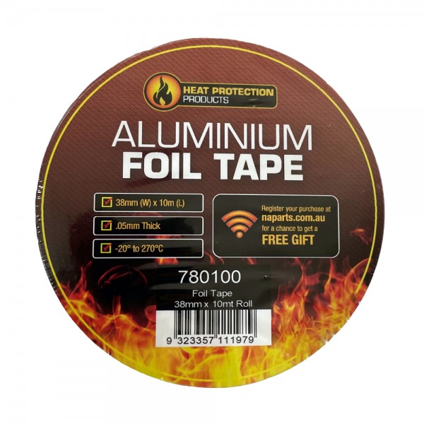 Aluminium Foil Tape 38mm x 10M Roll - Silver