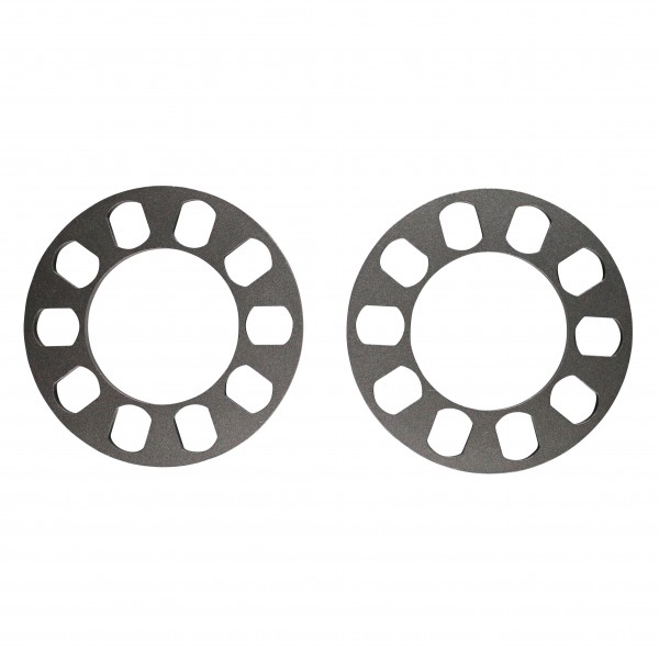 Wheel Spacer Billet Cast 5 Hole-Pair. 8mm thick, 151mm OD, 81mm ID