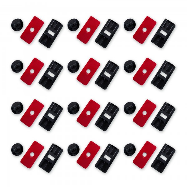 Aunger Louvre Fitting Kit Rear Louvre Mounting Clips set of 12 (LAT12)