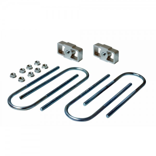 Lowering Block Kit 1" (25mm), 32mm Top 36mm Bottom Locating Pins, 75mmx14mm Ubolts - Ford Falcon EA EB ED XG XH Ute Van Wagon / Falcon EF EL AU BA BF FG Ute Traytop 1 Tonner Wagon