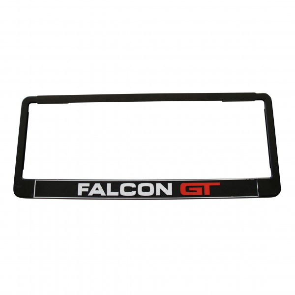 SINGLE Falcon GT Polymer Number Plate Frame. Suits a 6 Digit Number Plate