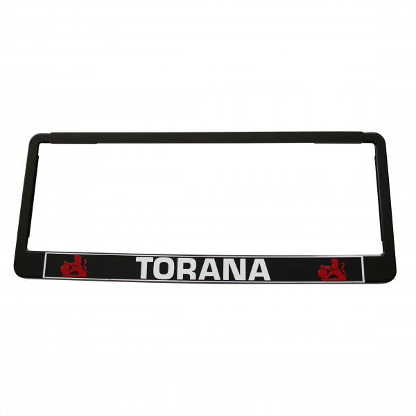 SINGLE Torana Polymer Number Plate Frame. Suits a 6 Digit Number Plate