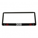 SINGLE 308 Polymer Number Plate Frame. Suits a 6 Digit Number Plate