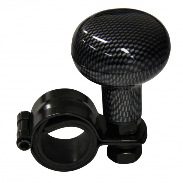 Steering Wheel Spinner Suicide Knob Carbon Look for Car, Boat, Van, Truck