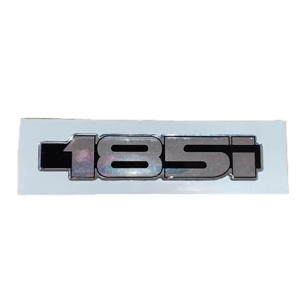 Badge "185I" Holden Commodore VS HSV Series 2 Boot (Silver & Black)
