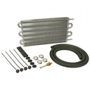 Derale 6 Pass 15-1/4"x7-1/2"x3/4" Aluminum Transmission Cooler Kit
