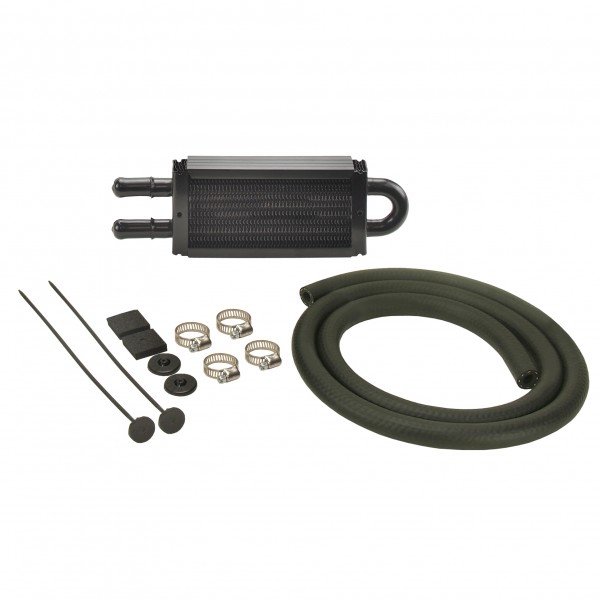 Power Steering Cooler Kit 8-1/8" x 2-1/2" x 3/4". 11/32" Barb Derale