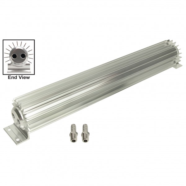 Aluminium Heat Sink Fluid Cooler 20-1/4" x 3". 1/4" Npt Inlet Derale (Old)