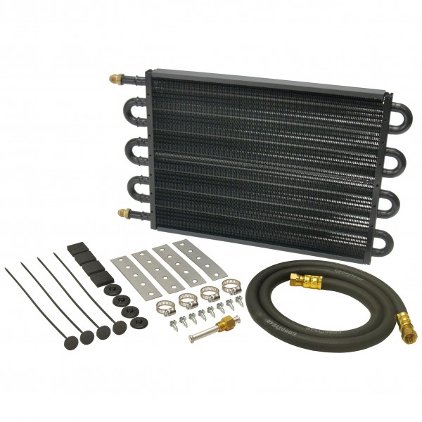 Derale Transmission Cooler Kit8 Pass 18" Copper/Aluminum -6AN