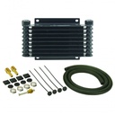 Derale Transmission 9 Row Plate & Fin 10-1/8"x5-1/2"x1-1/4" Cooler Kit