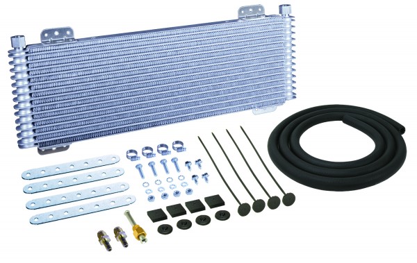 13 Row Series 9500 Plate & Fin Trans Cooler Kit (5/8" Inverted Flare)