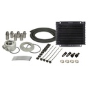 Derale Plate & Fin 13 Row Engine Oil Cooler Kit with Sandwich Adapter