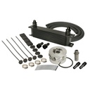 Derale Stack Plate 10 Row Engine Cooler Kit with GM Thermostat Sandwich