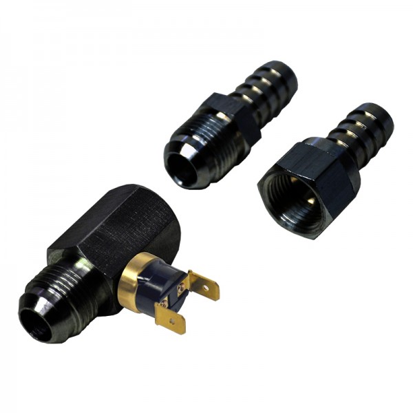 Derale 180F In-Line Remote Cooler Fan Control Thermostat -8AN