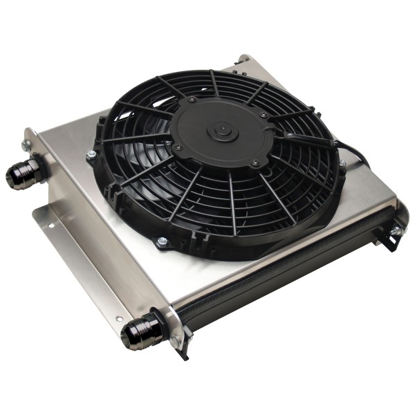 Derale Hyper-Cool Extreme Cooler 40 Row 13"x14-7/8"x5-5/8" 10" Fan