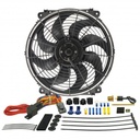 Derale 14" Tornado Reversible 1350Cfm Electric Fan with 180F Thermostat