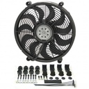 Derale 17" High Output Single Radiator Pusher/Puller 2 Speed Fan 2400Cfm