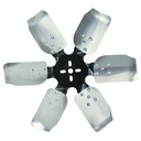 Derale Standard Rotation Rigid Steel/Alloy 6 Blade Race Fan Black 18 Inch