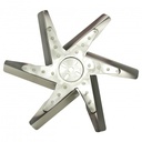 Derale High Performance Flex Fan 17 Inch Stainless Blade Chrome Hub