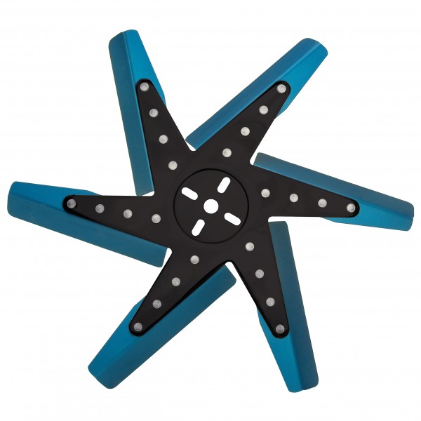 Derale High Performance Flex Fan 17 Inch Blue Blade Black Hub
