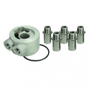 Thermostatic Universal Engine Sandwich Adaptor 5 Thread Sizes Derale