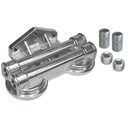 Dual Side Ports 1/2" NPT Filter Mount with 3/4"-16 Filter Threads  Derale