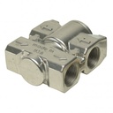 Derale Billet Style Aluminum Fluid Control Thermostat with 1/2" NPT ports