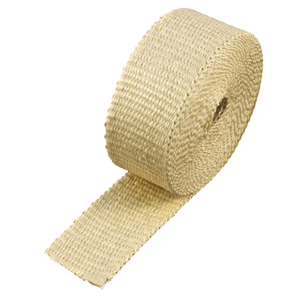Fawn Premium Exhaust Wrap 50mm(2") Wide x 7.5mt(25ft) Roll 730C Continuous