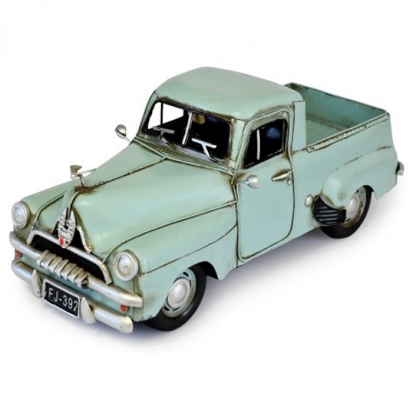 Automobelia Metal Collectable FJ Holden Ute Ornament - Blue
