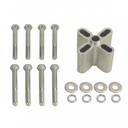 Engine Fan Spacer 2" Thick (Female 5/8" Pilot) Aluminium Kit Derale