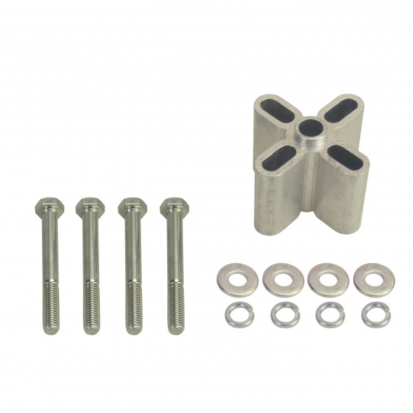Engine Fan Spacer 2" Thick (Female 5/8" Pilot) Aluminium Kit Derale