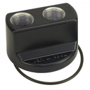 Premium Engine Spin On Adapter with -10AN O-ring Ports, 22x1.5mm Engine Thread