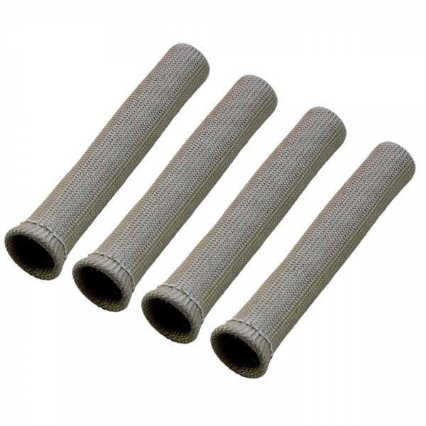 Spark Plug Heatshield Insulation Boot Fawn Set 4 Universal 1"Id bends to 90