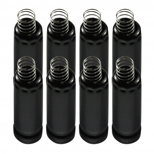 Aluminium Spark Plug Insulation Boot Heat Shield Protector Black-Pack 8 OEM