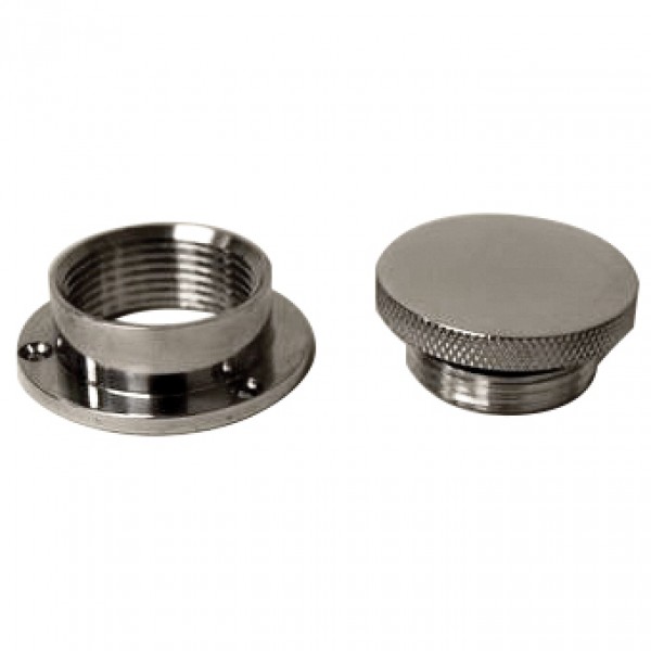 Valve Cover Universal Weld-On Bolt-On Oil Filler Polished Aluminium with Cap